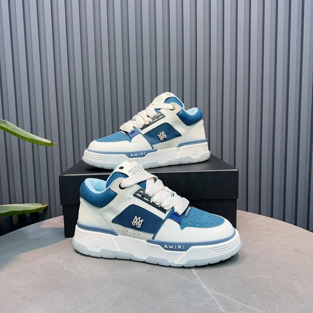 Men's shoes 💰660💰 AMIRI AMIRI trendy brand hot sale 🔥 Available all year round, couples 💑 Official website synchronization Imported fabrics 1⃣️ vs 1⃣️ replica, original factory special original sole, 35-45 (45. non-refundable)